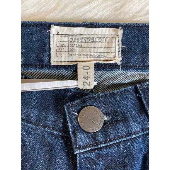 Current / Elliot Women's The Stove Pipe Straight Leg Jeans in Utility Rinse - Picture 5 of 11